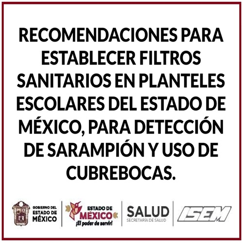 recomendaciones sarampion
